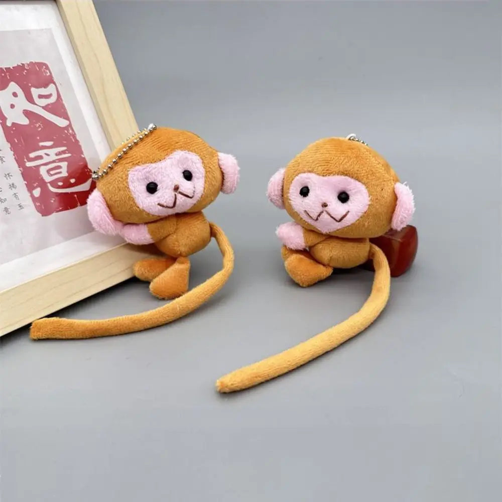 Long-tailed Monkey Key Chain Cartoon