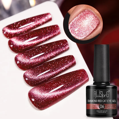 Pink Cat Eye Gel Polish