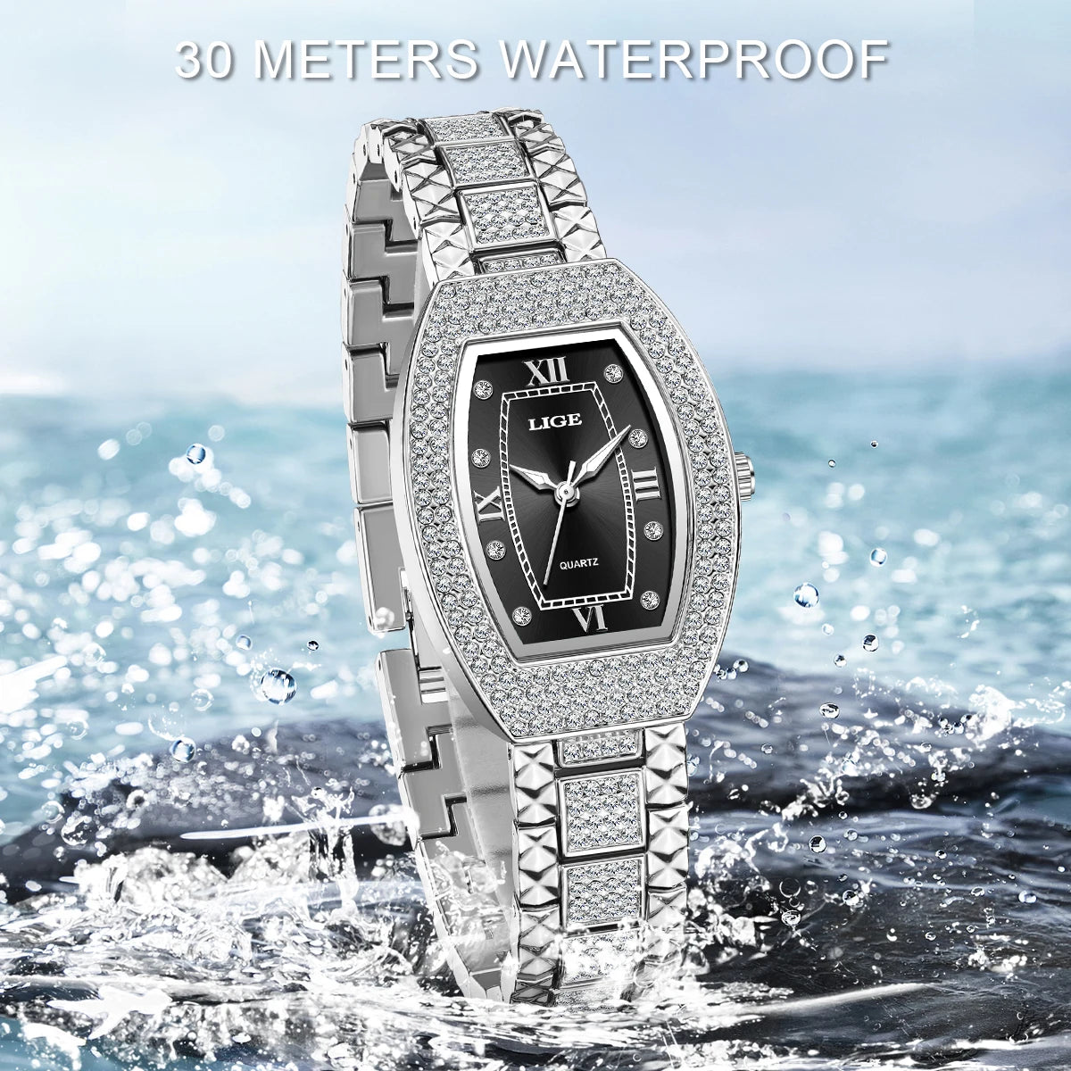Tonneau Stainless Watch
