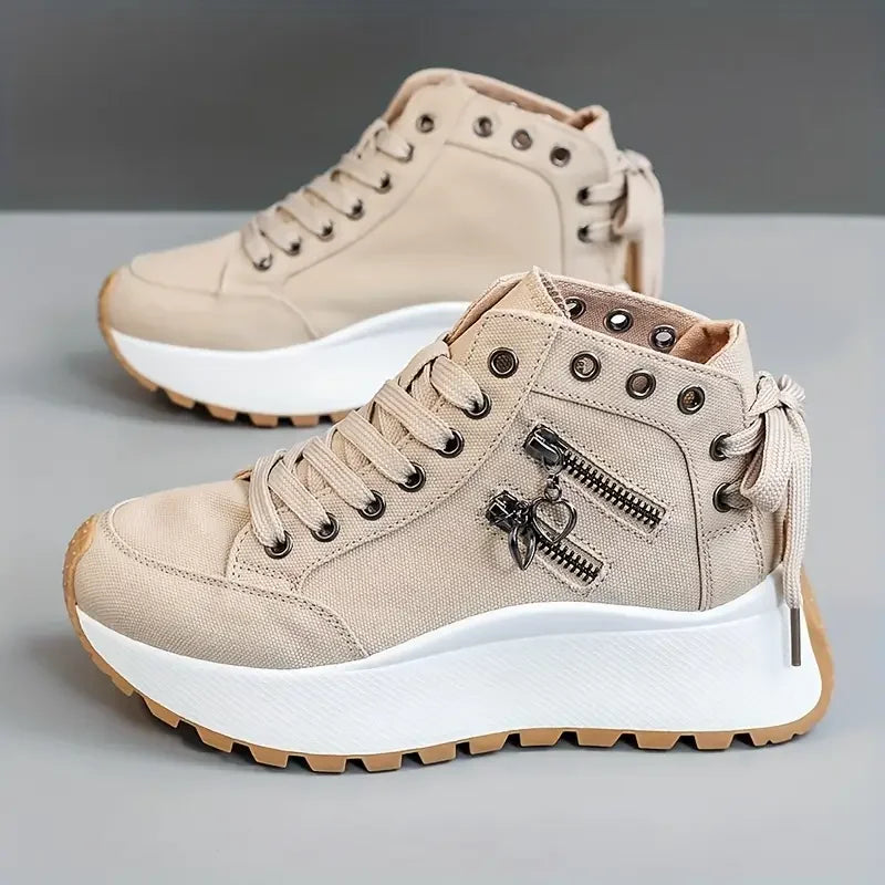 Women’s High-Top Canvas Sneakers