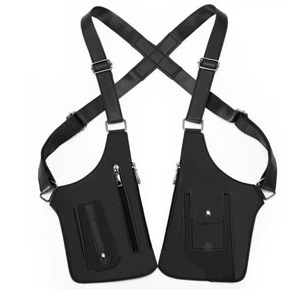 Anti-Theft PU Leather Chest Bag