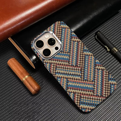 Carbon Fiber Grid Case for iPhone 17 Pro Max | 17 Pro | 16 Pro Max | 16 Pro | 15 Pro Max | 15 Pro