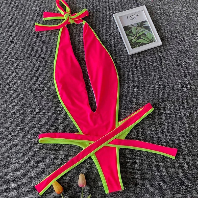 Halter Swim Onepiece