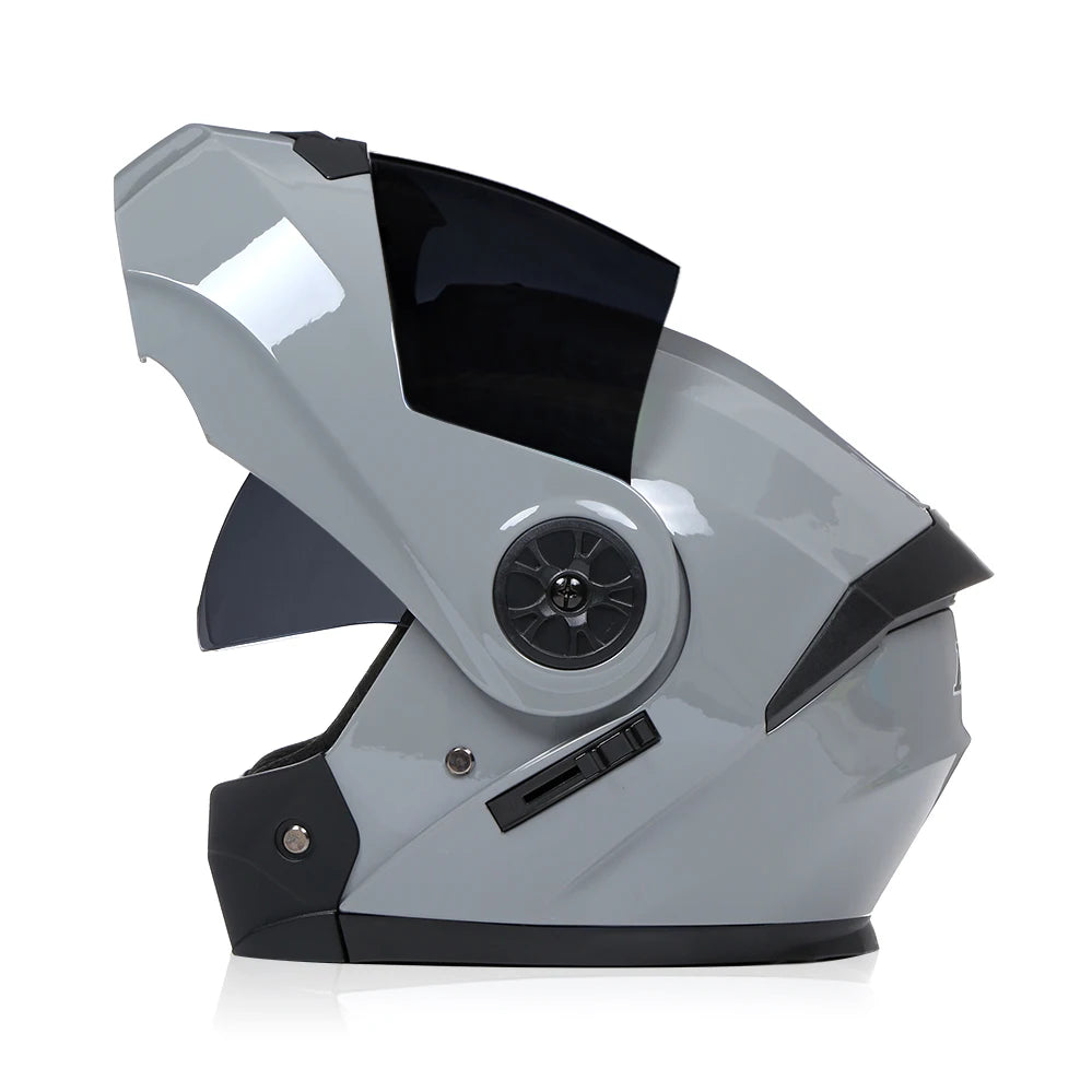 BLD Dual-Lens Flip-Up Modular Helmet