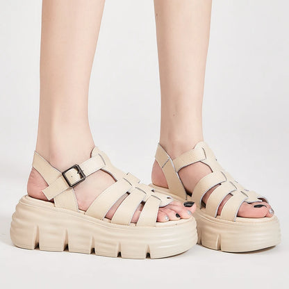 Ankle Strap Gladiator Wedges