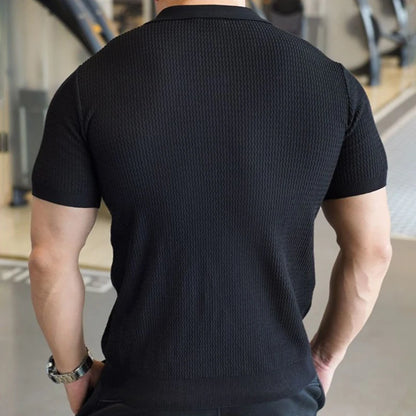 Solid Breathable Summer Polo