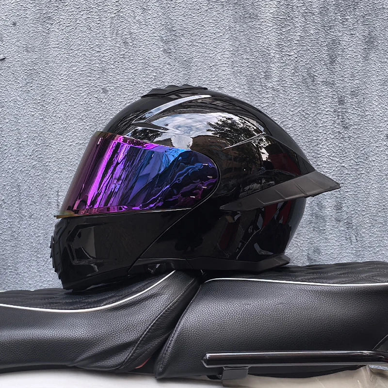 ORZ-B08A Glossy Mecha Racing Helmet