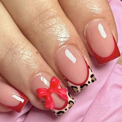 Butterfly Bow Press-On Nails