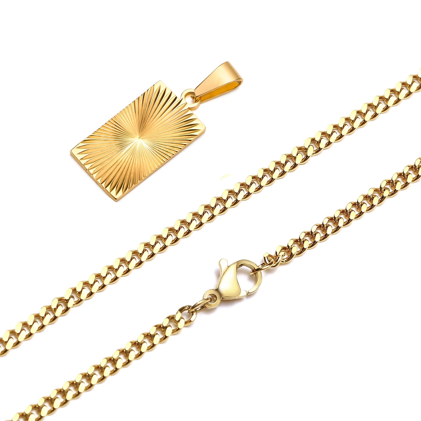 Metal Round Stainless Necklace Party