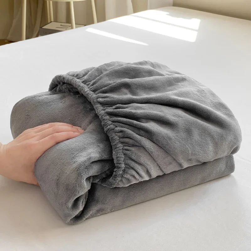 Flannel Fitted Bed Sheet