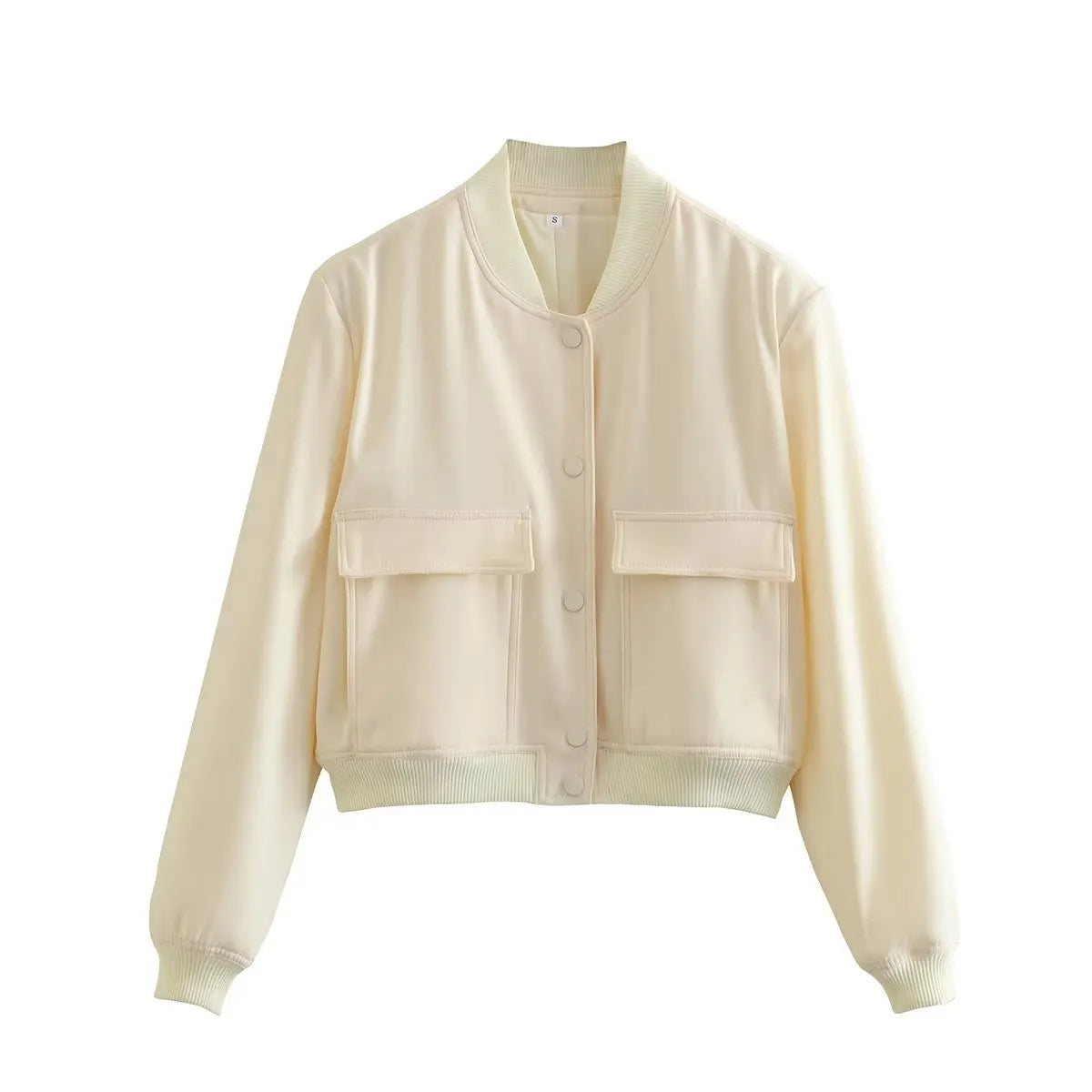 V-Neck Bomber Jacket