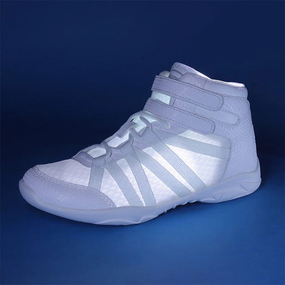 White High-Top Cheer Shoes
