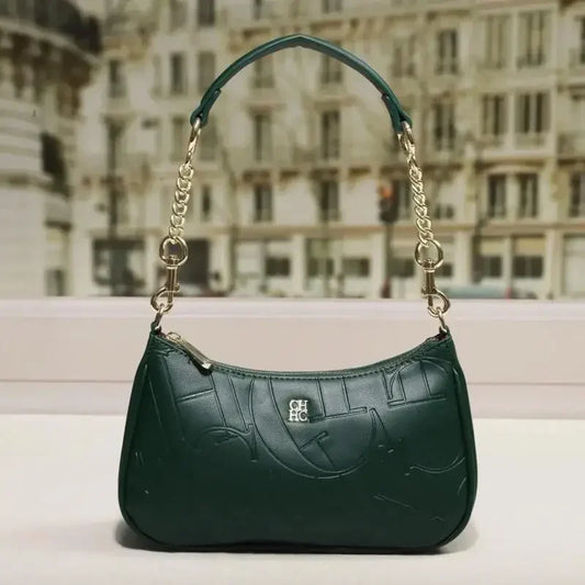 Moon-Shaped PU Crossbody Bag