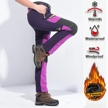Fleece-Lined Waterproof Winter Pants