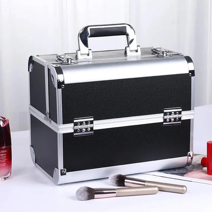 Aluminum Makeup Train Case
