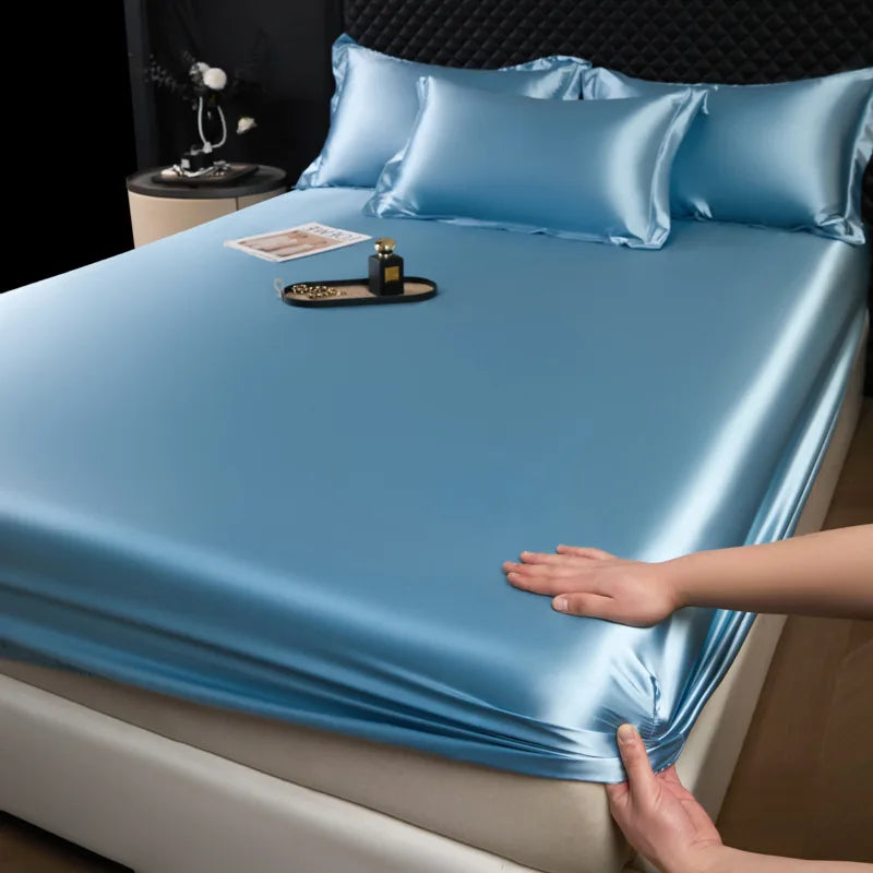 3-Piece Luxury Mulberry Silk Bed Sheet Set