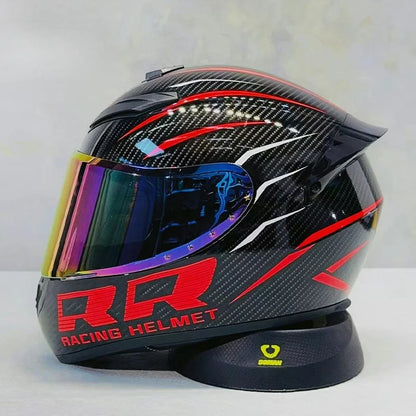 KEAZ Retro Vintage Full-Face Helmet