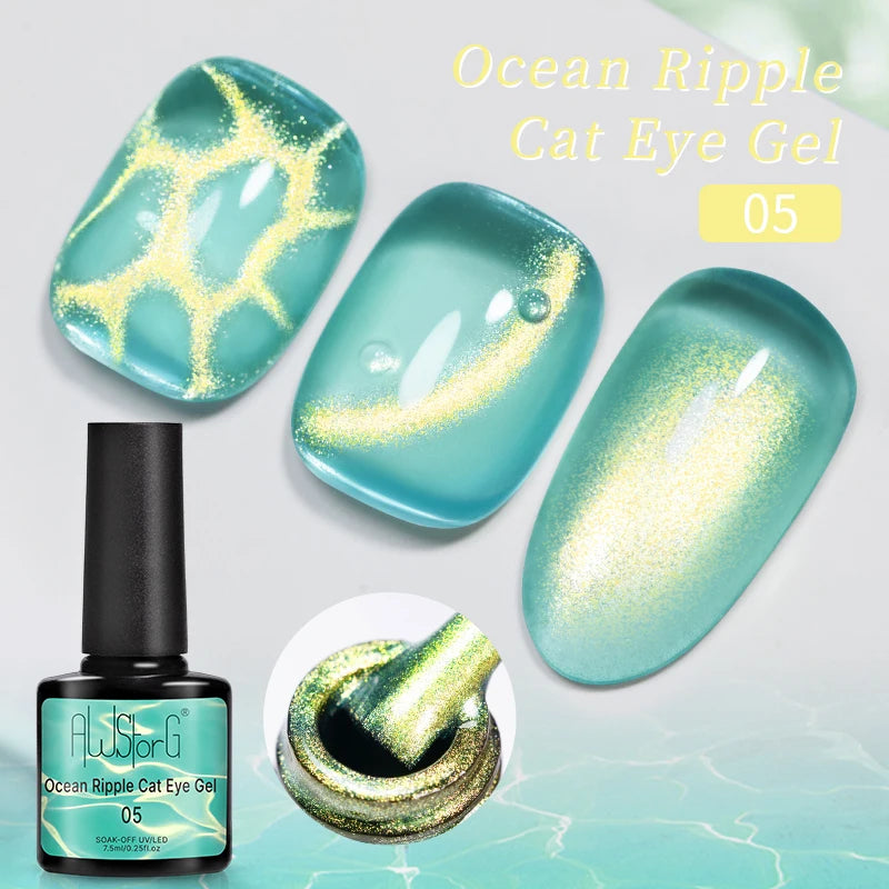 Pink Cat Eye Gel Polish