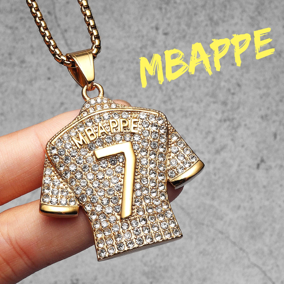 Metal Jersey Stainless Steel Pendant Party