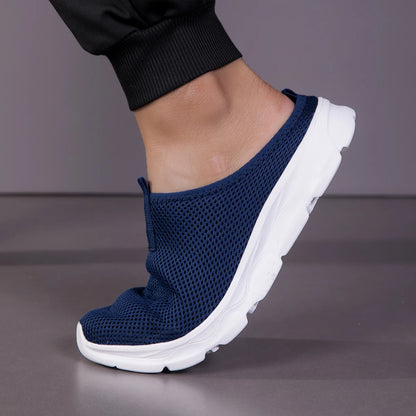 Breathable Mesh Half-Slipper Shoes