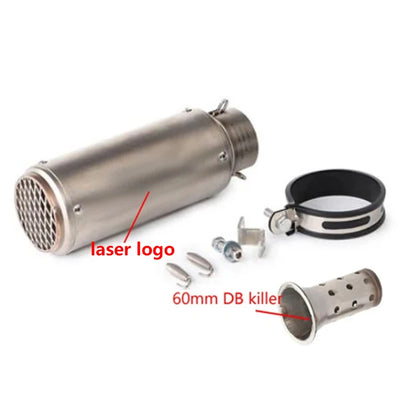 Universal 51/60mm Carbon Fiber Exhaust Muffler DB Killer
