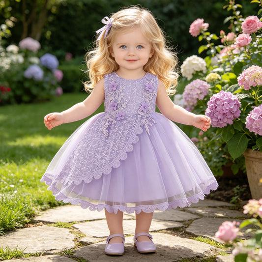 Flower Floral Tulle Dress