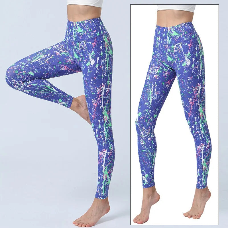 Cloud Hide Floral Push-Up Leggings