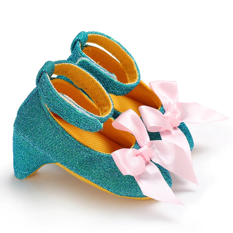 Leopard Bow Baby Dress Shoes