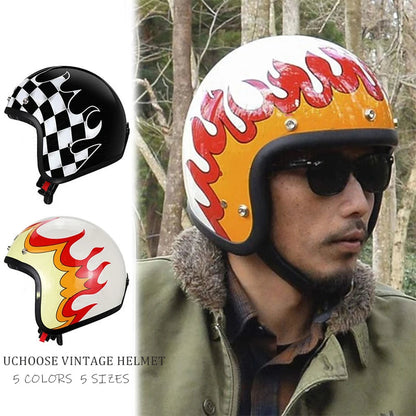Retro Cruiser 3/4 Half Helmet