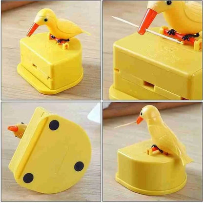 Automatic Small Bird Toothpick Container