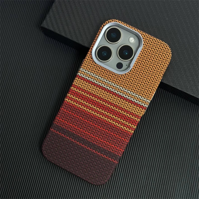 Carbon Fiber Grid Case for iPhone 17 Pro Max | 17 Pro | 16 Pro Max | 16 Pro | 15 Pro Max | 15 Pro