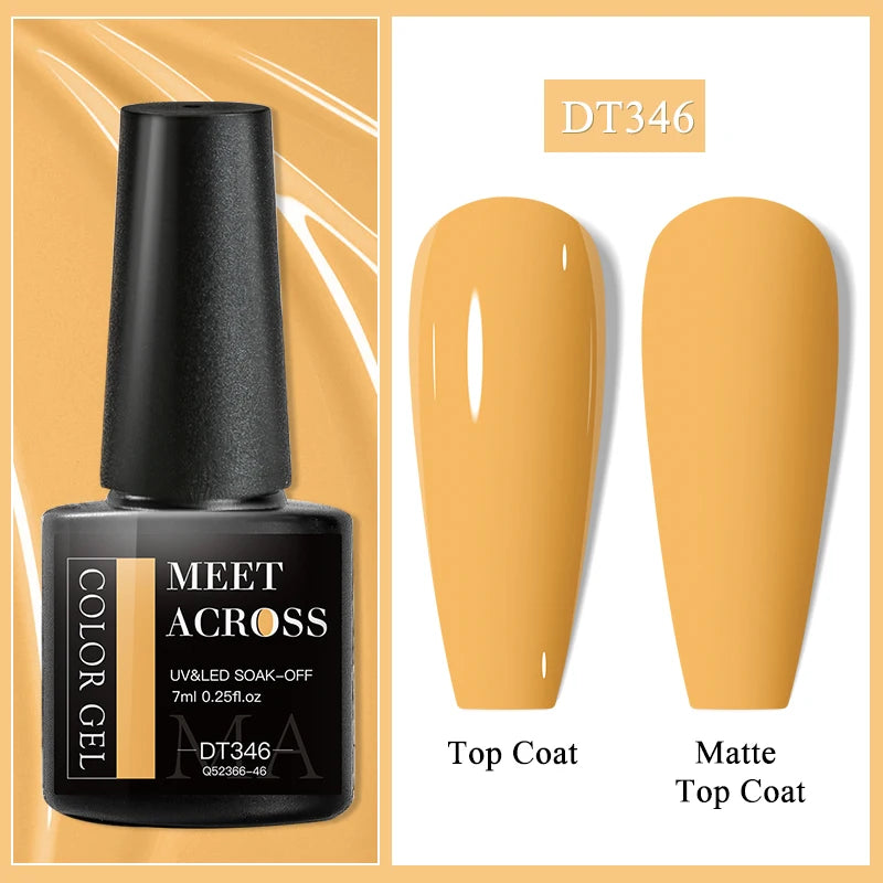 MEET ACROSS Matte Gel Polish