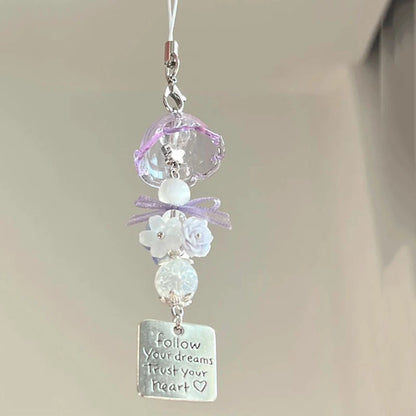 Cute Wind Chime Pendant Keyring
