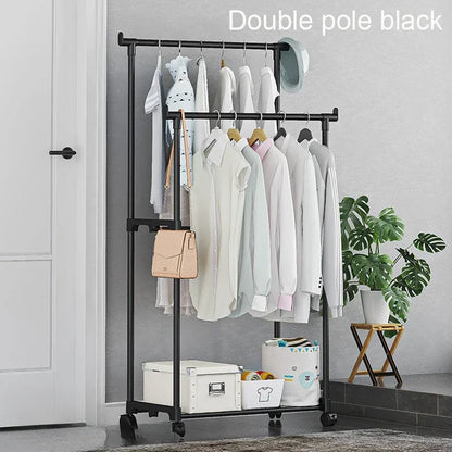 Double Rod Clothes Rack