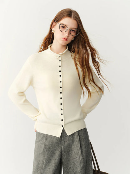 Wool V-Neck Cardigan