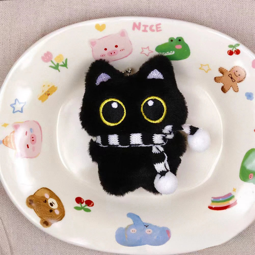 Kawaii Plush Black Cat Doll