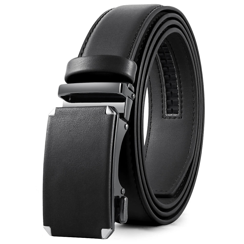 Metal Solid Black Business Strap