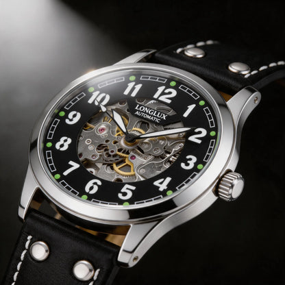 Longlux Vintage Pilot Watch