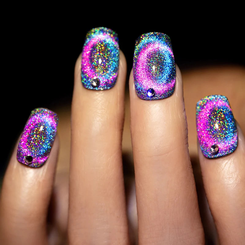 Pink Cat Eye Gel Polish