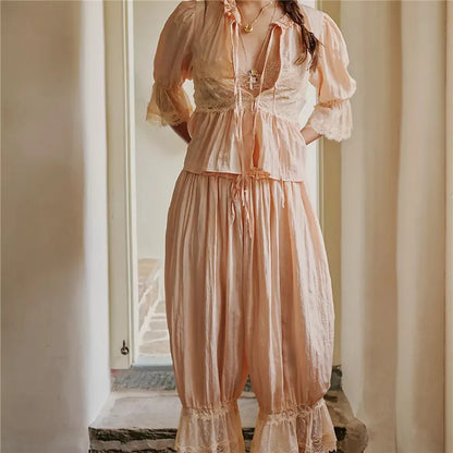 V-Neck Lounge Set