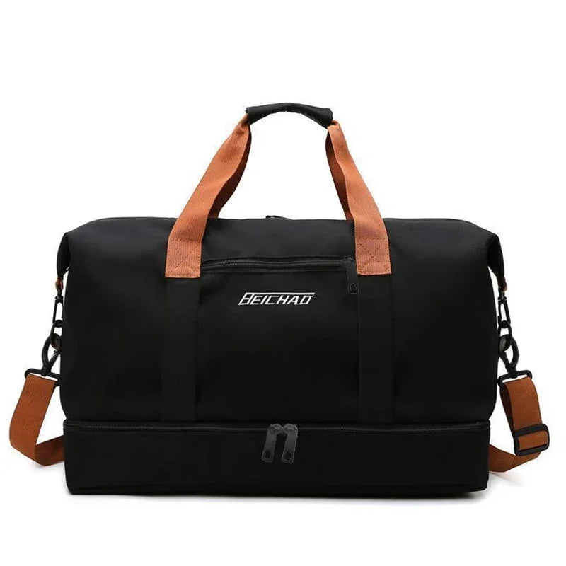 Lightweight Oxford Weekender Bag