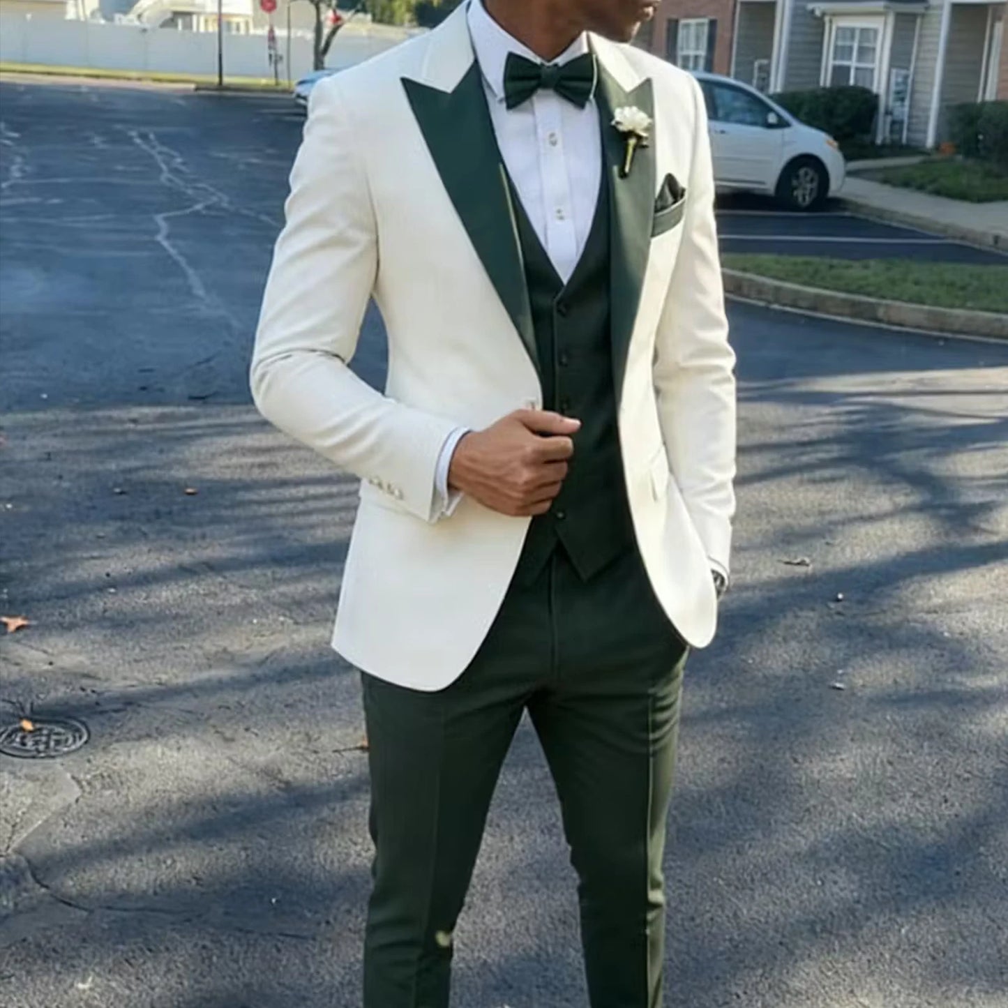 Formal Groom Groomsman Wedding Suit