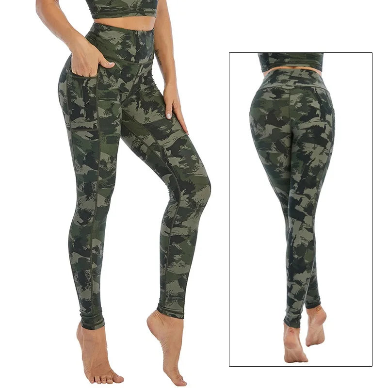 Cloud Hide Camo Trainer Leggings