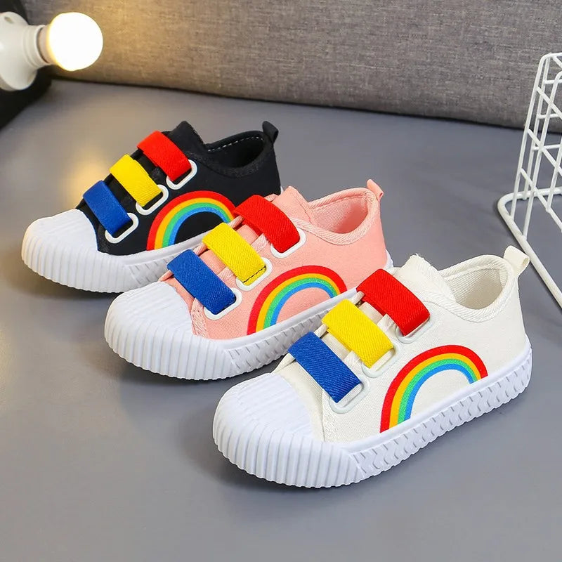 Rainbow Canvas Sneakers