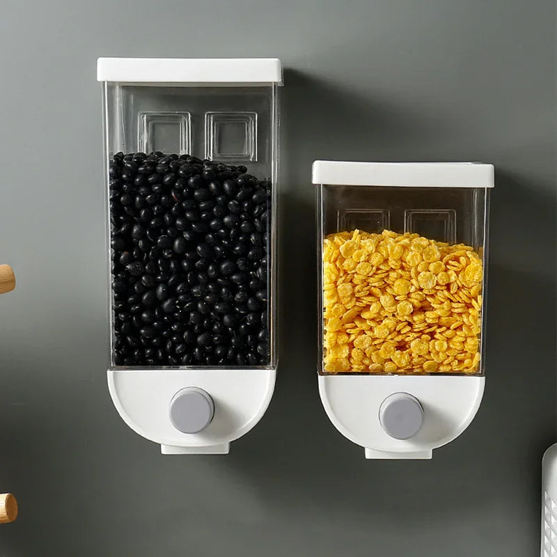 Transparent Wall Mounted Cereal Dispenser