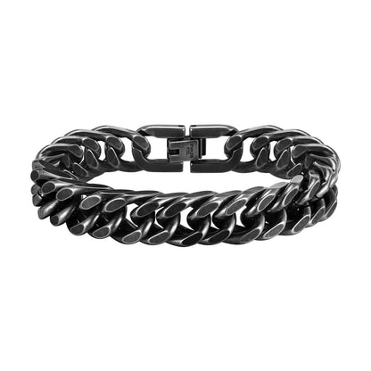 Double Curb Chain Bracelet