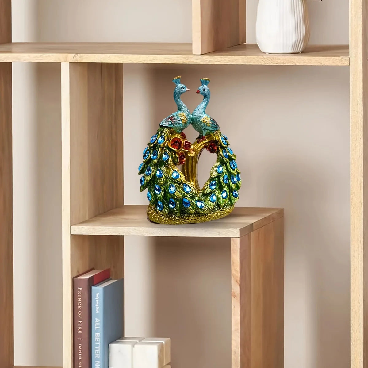 Peacock Resin Ornament