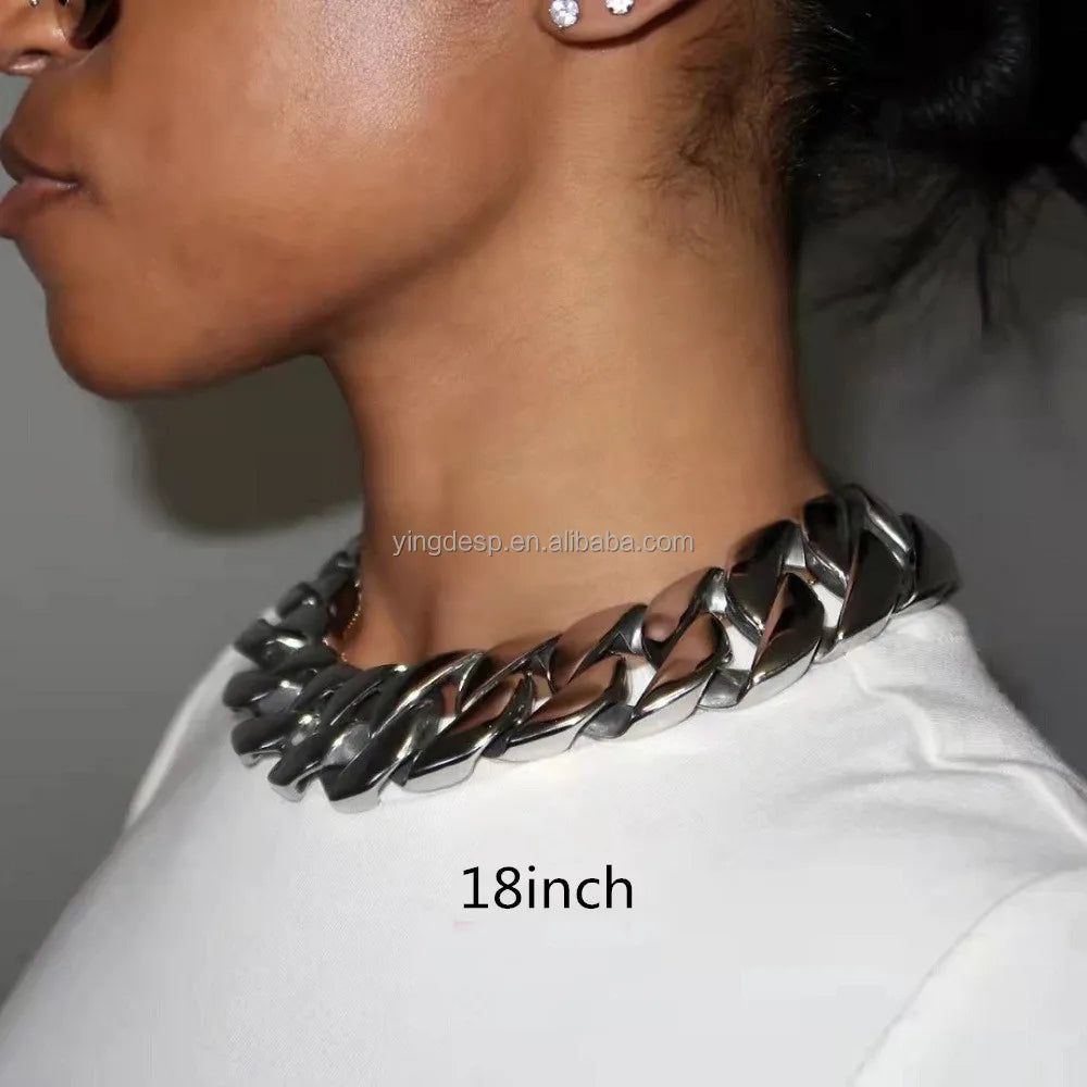 Stainless Steel Vintage K Necklace Party