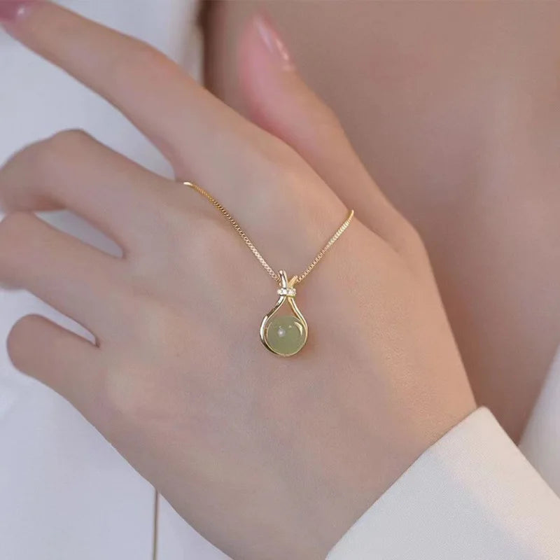 Retro Style Jade Pendant