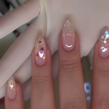 Floral Ballerina Press-On Nails